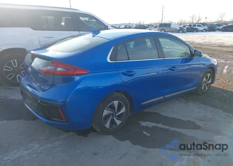 2017 Hyundai Ioniq Hybrid Sel z USA, uszkodzony, nr VIN KMHC75LC7HU048199